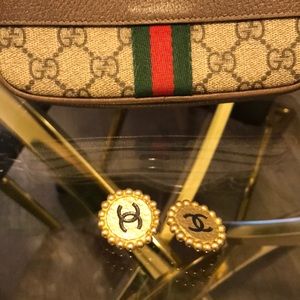 Clip on vintage Chanel earrings